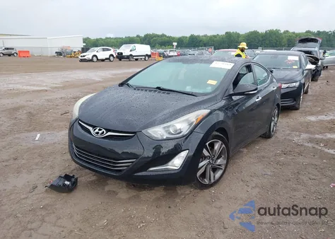 2014 Hyundai Elantra Limited from USA, damaged, VIN 5NPDH4AEXEH535519